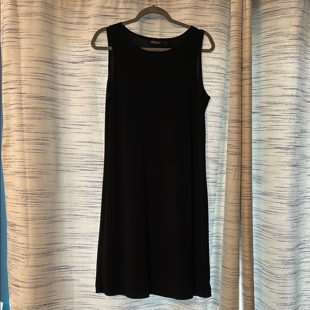 Effortless Style Black Sleeveless Sheath Dress